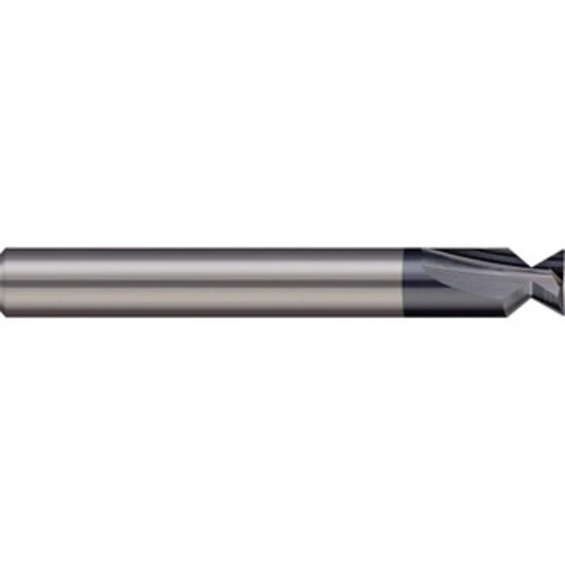 Harvey Tool 10 1/4 Cut Diam, 5/16 Cut Width, Solid Carbide Dovetail Cutter AlTiN Finish, 1/4 Shank Diam, 2 OAL, 2 Tee...